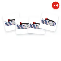 Product image of 4x NEW OEM VW Touareg Audi A4 S5 R8 A8 4.2 FSI Bosch Red Top Ignition Coil Packs